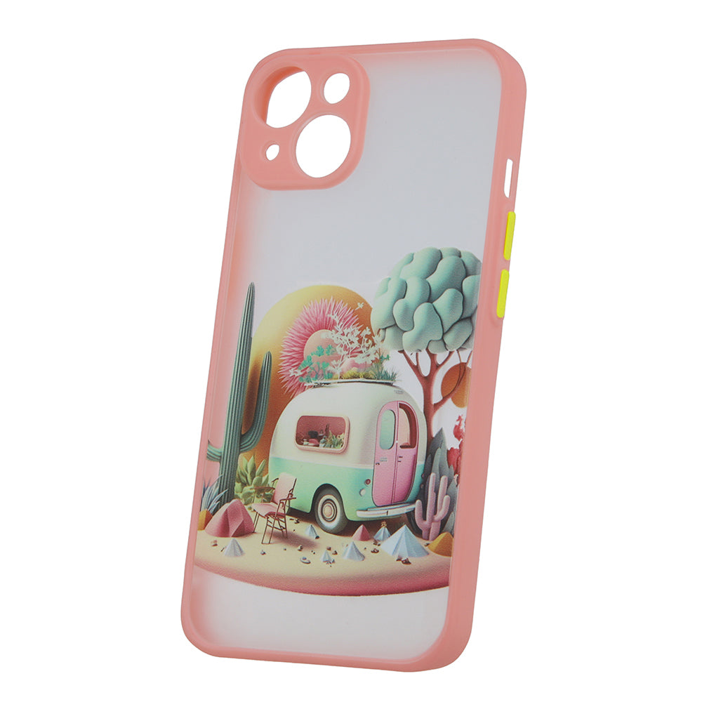 Ultra Trendy case for iPhone 14 6,1" Travel pink