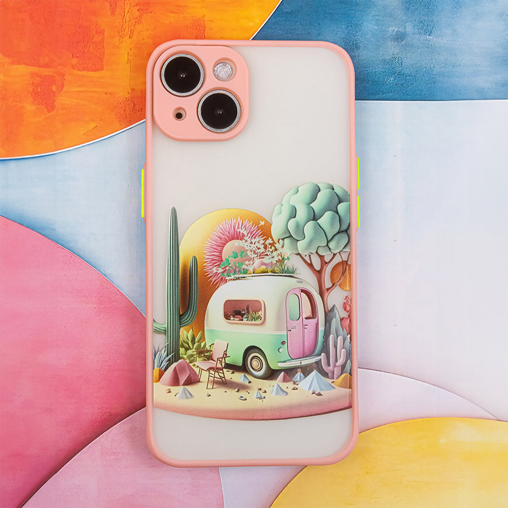 Ultra Trendy case for iPhone 14 6,1" Travel pink