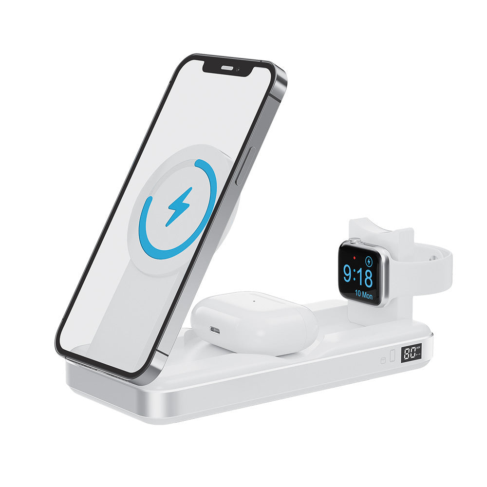 Chargeur Power Bank Forever MATB-300 10000 mAh MagSafe 3-en-1 Blanc