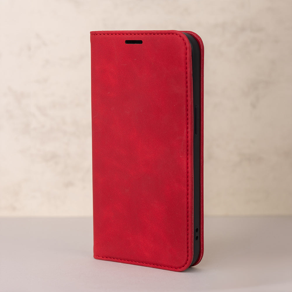 Coque Smart Suede TFO Xiaomi Redmi 14C/A4 rouge