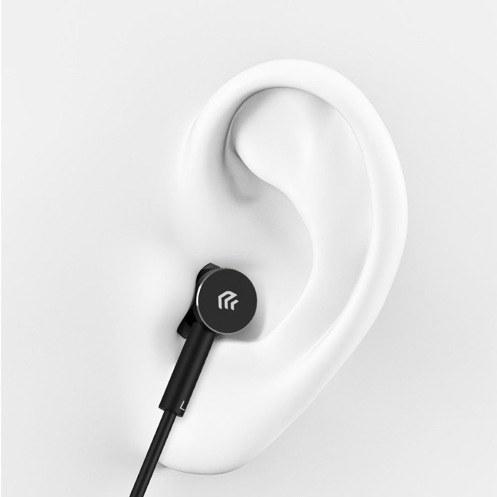 Écouteurs Devia Smart M1 — USB-C Métal Noir