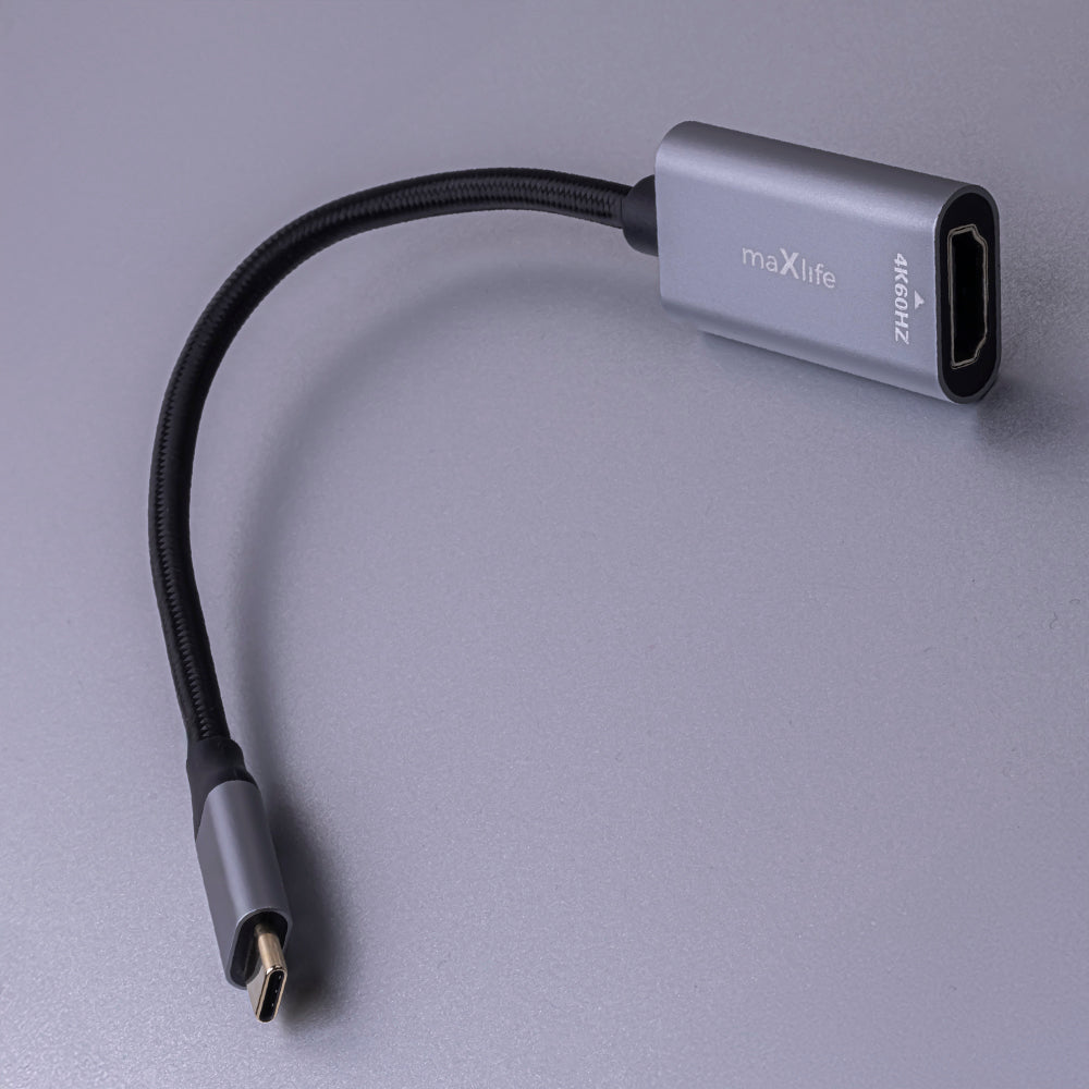 Adaptateur USB-C vers HDMI Maxlife MXHC-01 4K 60Hz noir