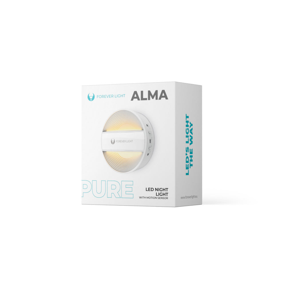 Lampe LED ronde PURE FLC-20 ALMA PIR blanche 500mAh Forever Light