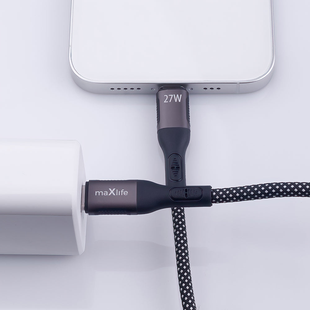 Câble USB-C vers Lightning Maxlife MXUC-11 — 1m 27W