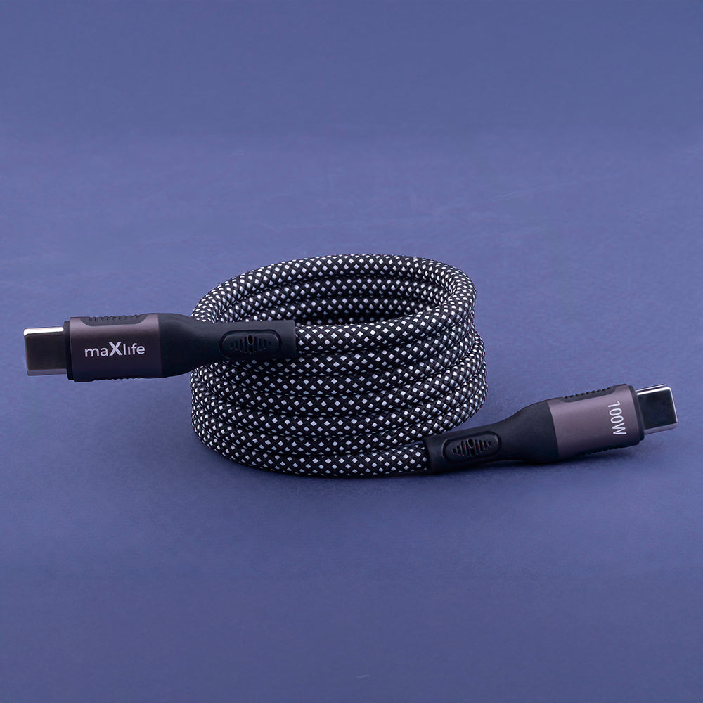 Câble USB-C magnétique Maxlife MXUC-11 — 1m 100W