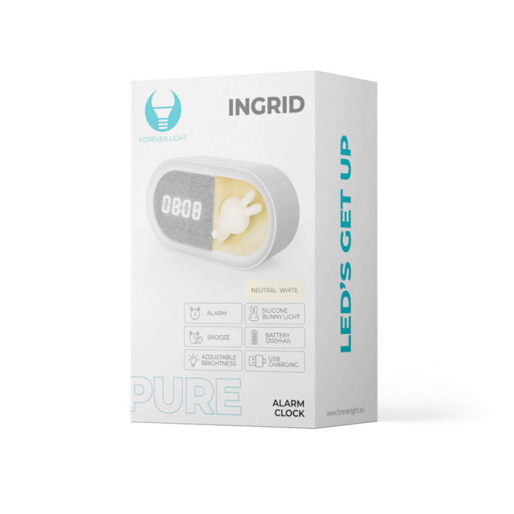 Lampe LED veilleuse lapin PURE FNL-05 INGRID blanc Forever Light