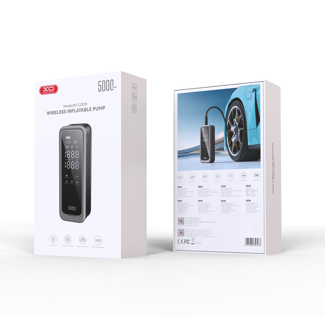 Pompe à air électrique XO CZ018 5000mAh sans fil universelle