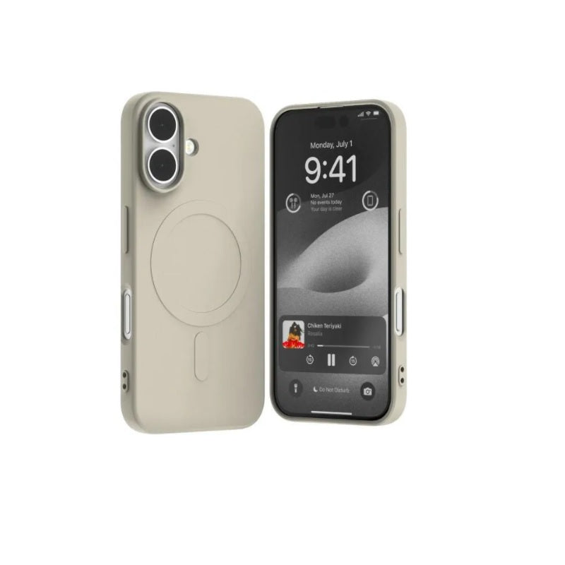 Mercury Semi-Silicone Magsafe do Iphone 16 Pro Max kamienny