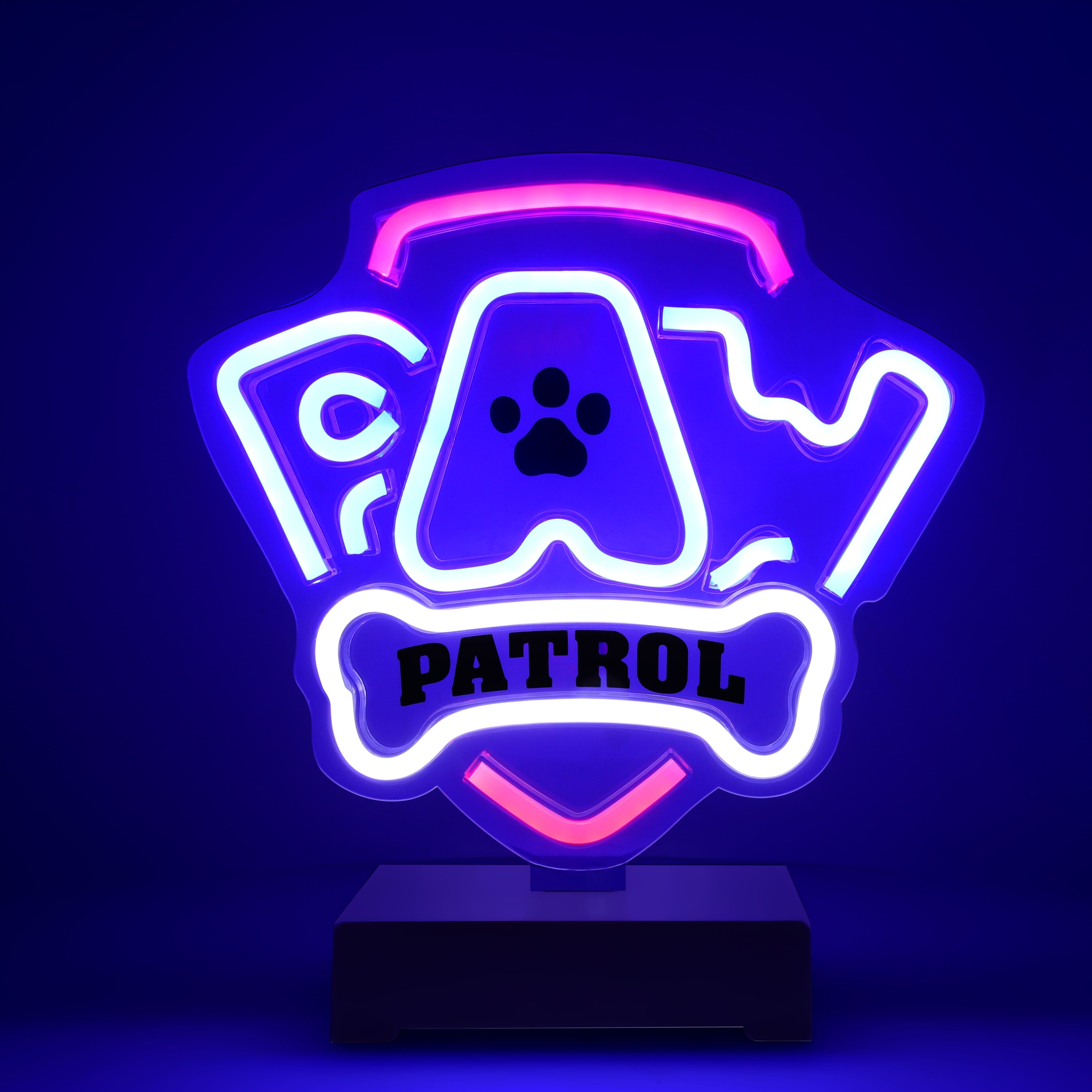 Néon LED sur socle Paw Patrol - Logo OW-120146
