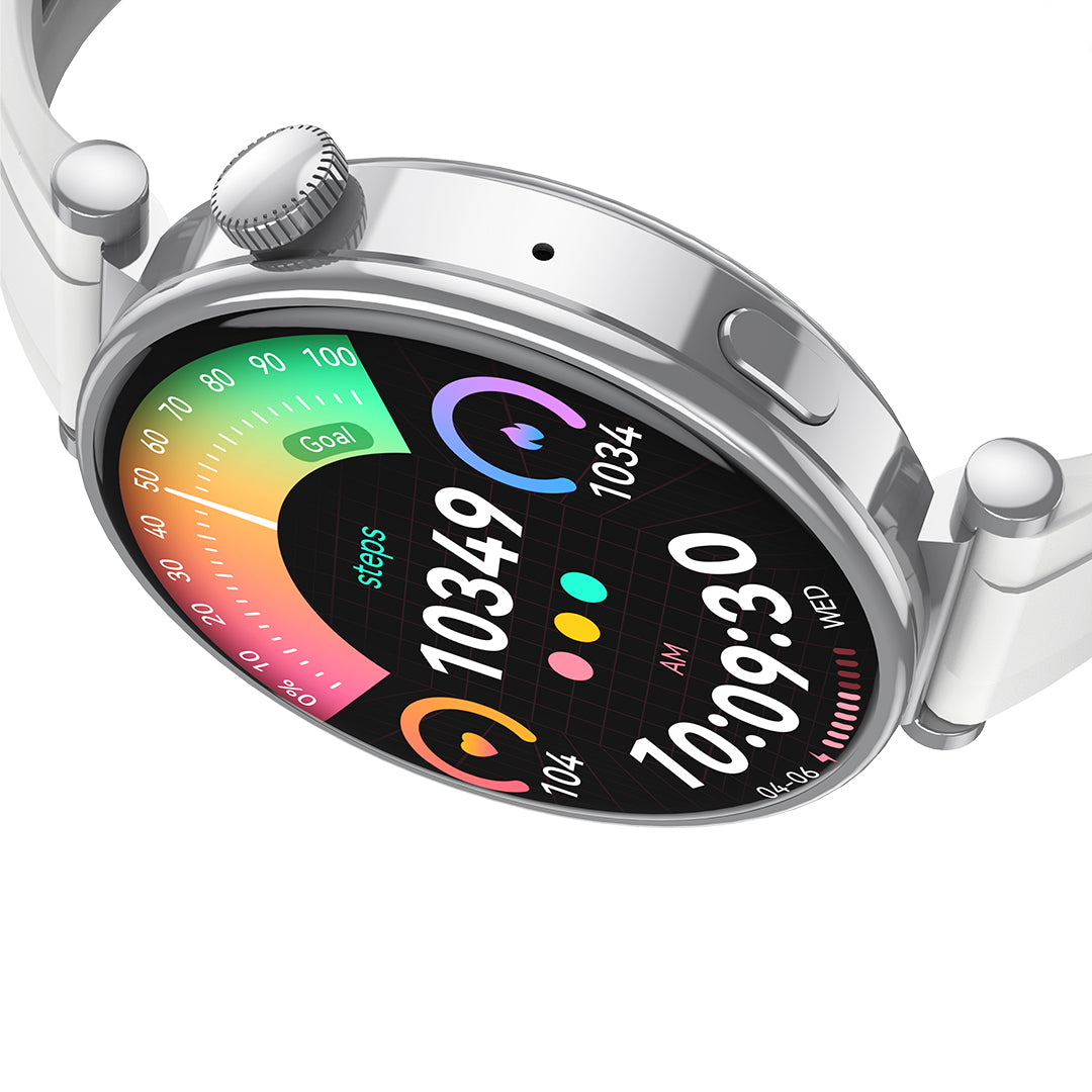 Montre connectée XO GT4 Mini Amoled argent 1.32"