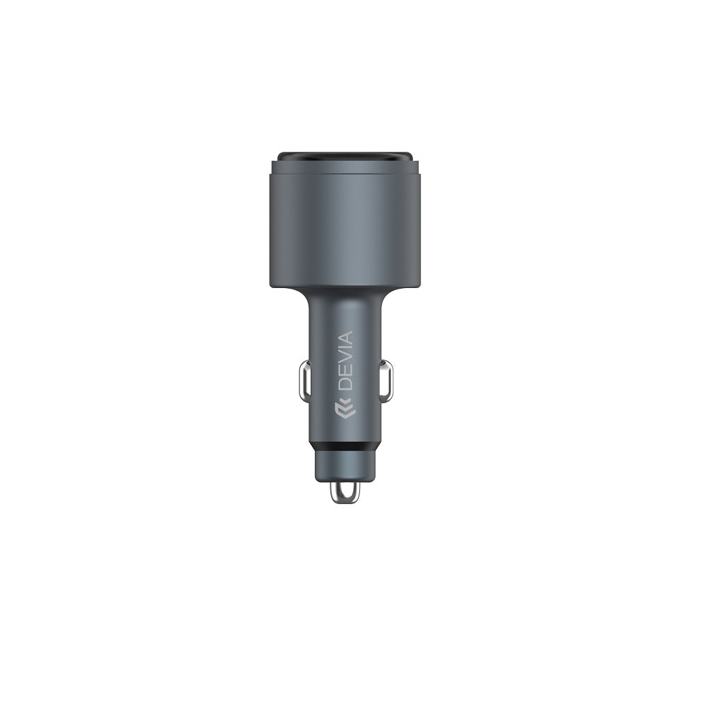 Chargeur auto Devia Extreme Metal 116W — 3 ports