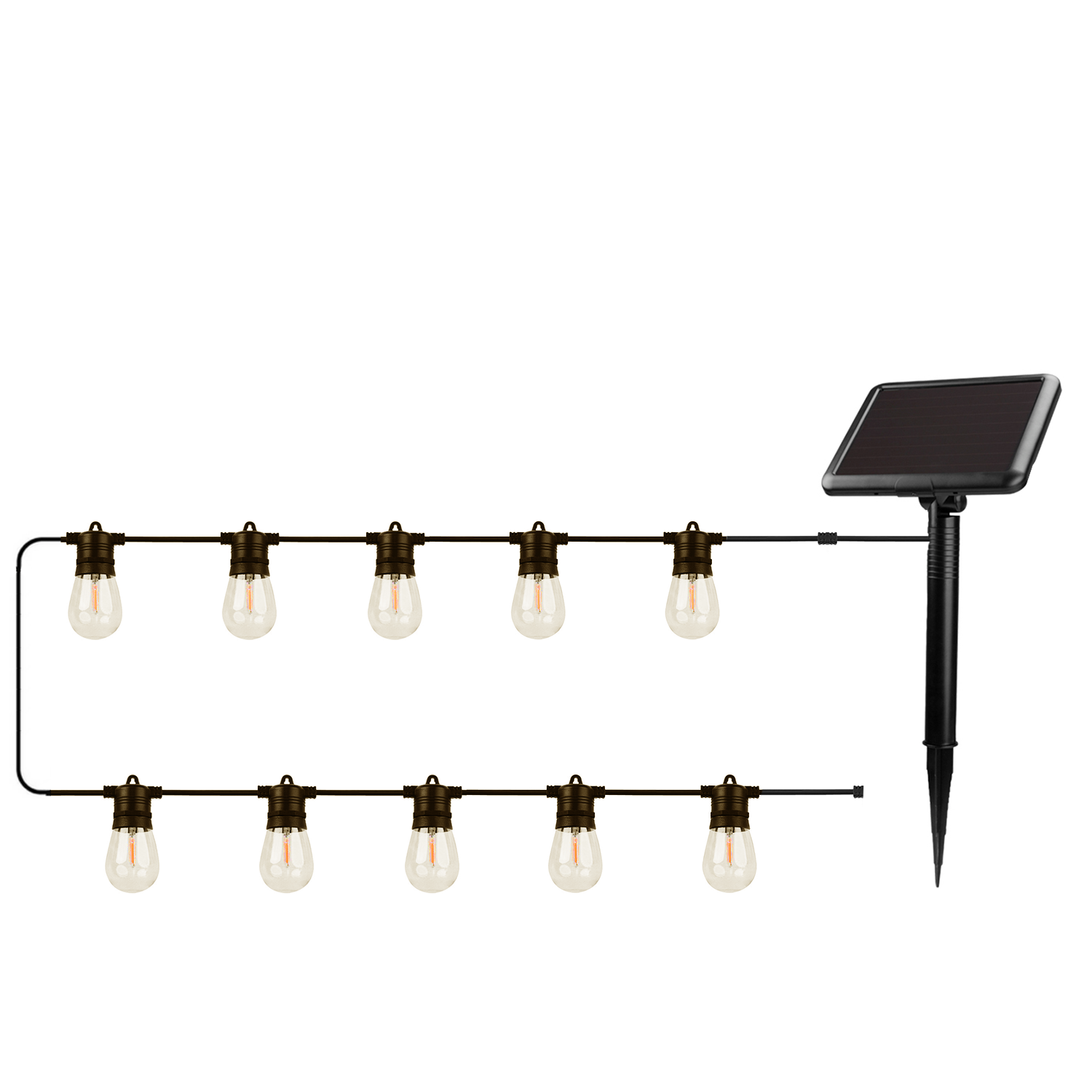 Guirlande LED Solaire SUNARI FLS-60 7,5m 10 ampoules IP44