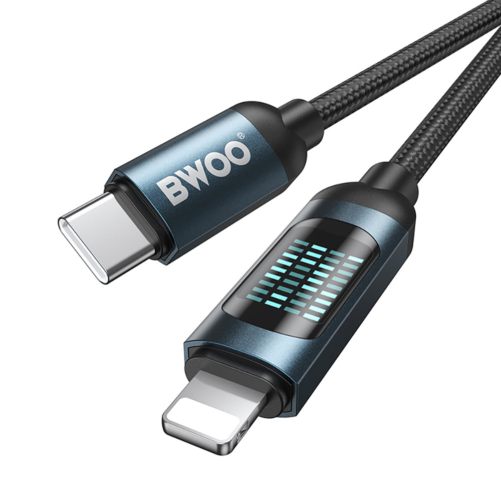 Câble USB-C BWOO 1m 27W avec affichage LED