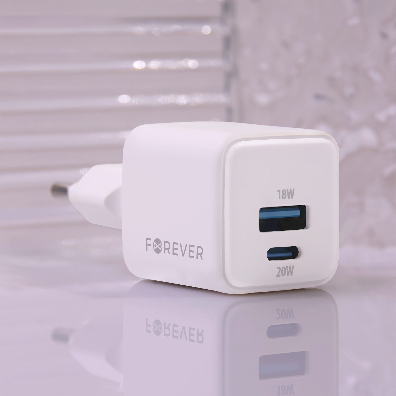 Chargeur Forever TC-08 20W USB-C USB-A GaN