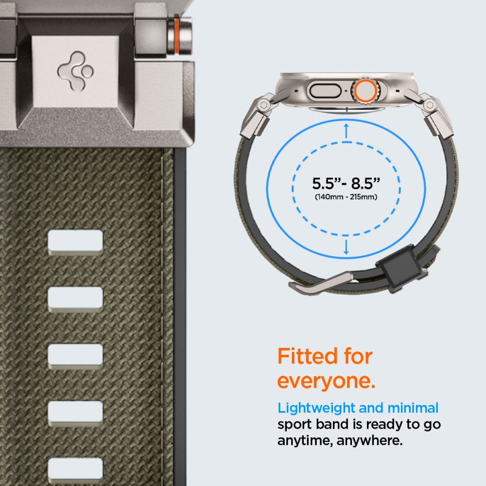 Spigen DuraPro Armor for Apple Watch 6 / 7 / 8 / 9 / 10 / SE / Ultra 1 / 2 (44 / 45 / 46 / 49mm) Military Green