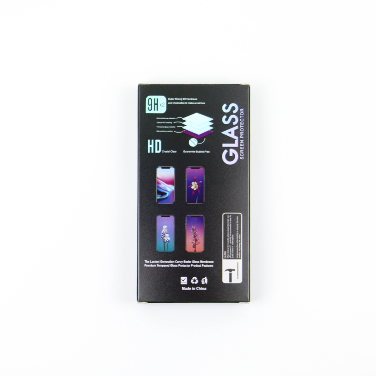 Verre trempé 6D Samsung Galaxy S26 cadre noir 10in1 compatible empreinte