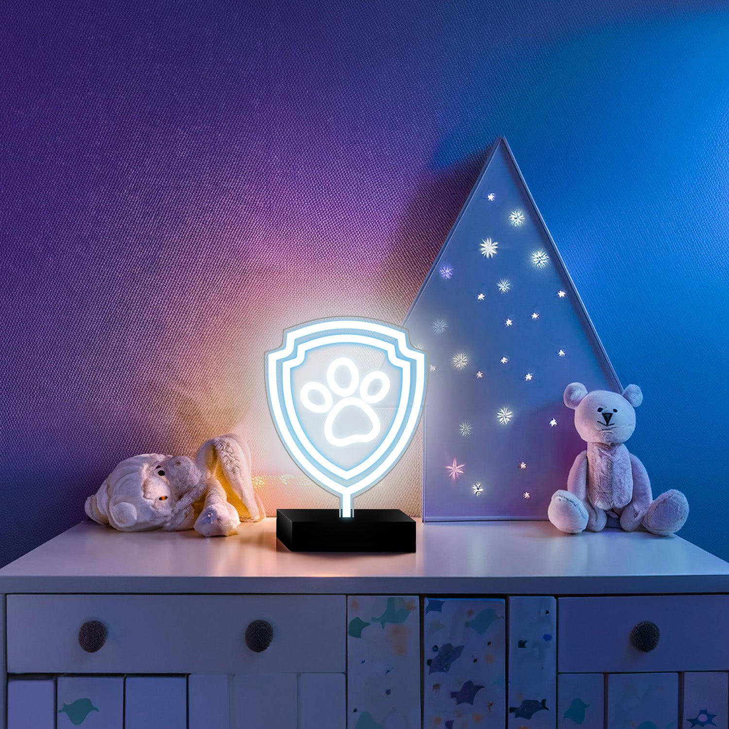 Néon LED sur socle Paw Patrol - Paw OW-120246