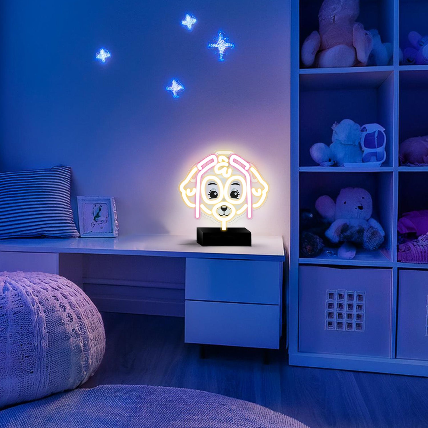 Néon LED sur socle Paw Patrol - Skye OW-120546