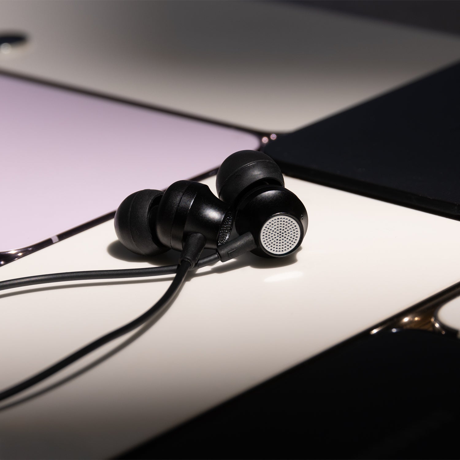 Écouteurs Forever EP-02 USB-C noir — fil 1,2m
