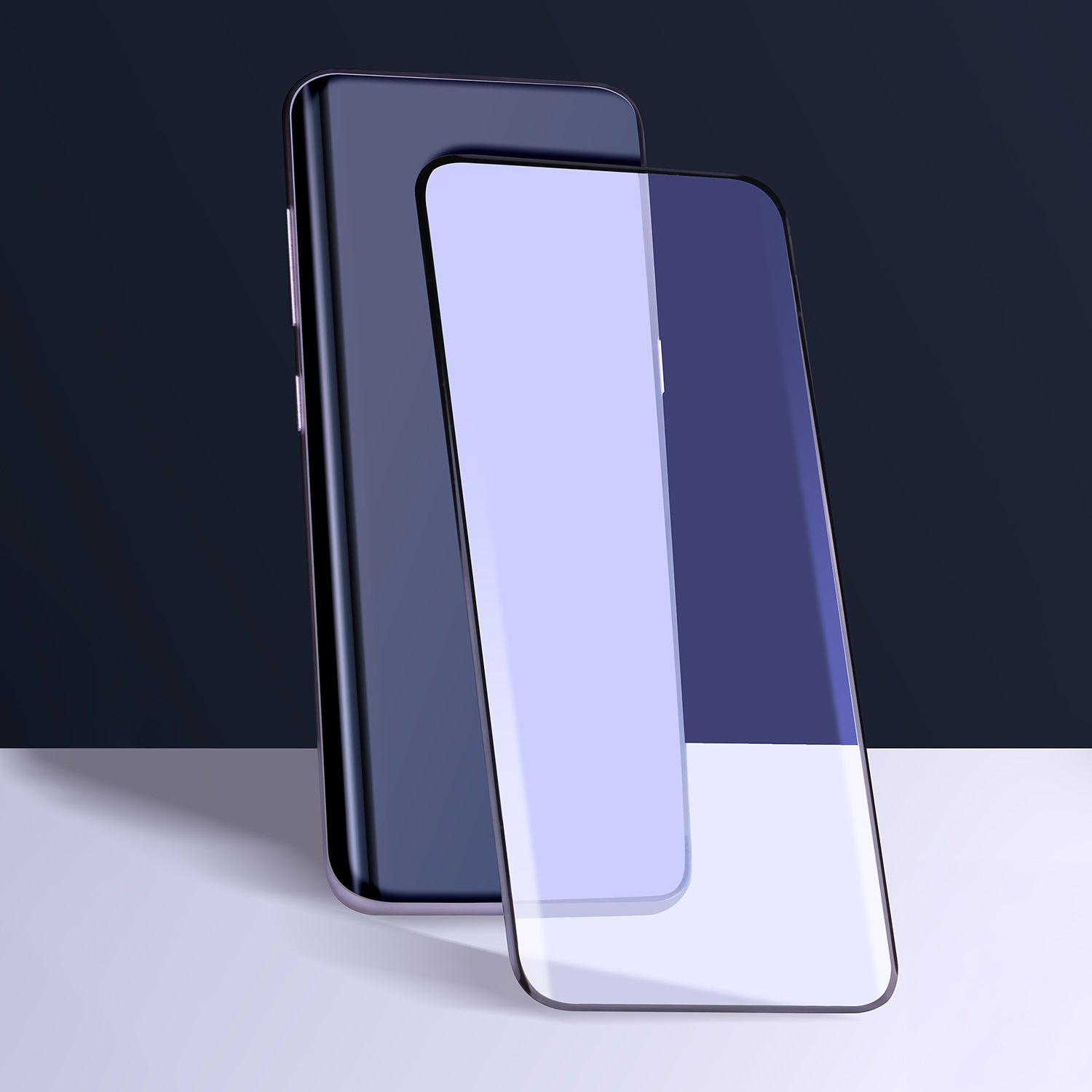 Tempered glass 5D for Oppo Reno 12 5G (Global) black frame