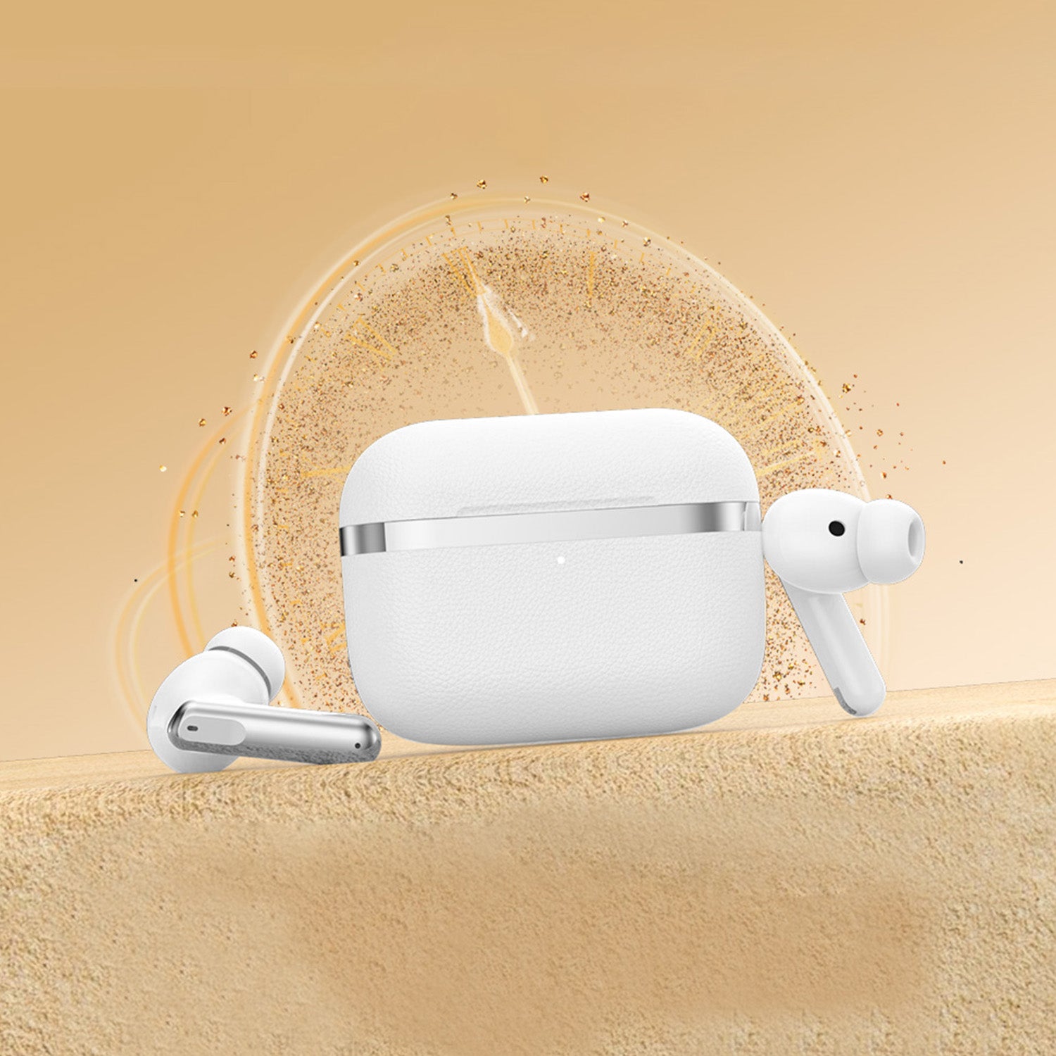 Écouteurs Devia Ultra1 TWS — Bluetooth ANC blanc