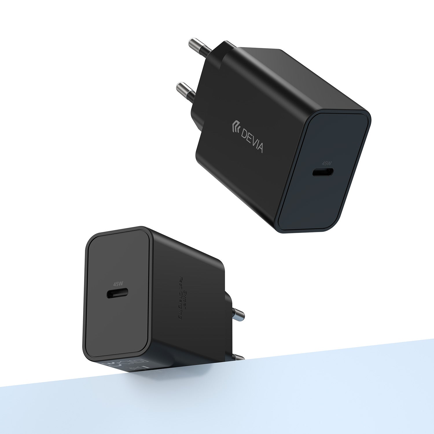 Devia wall charger Rocket PD 45W 1x USB-C black