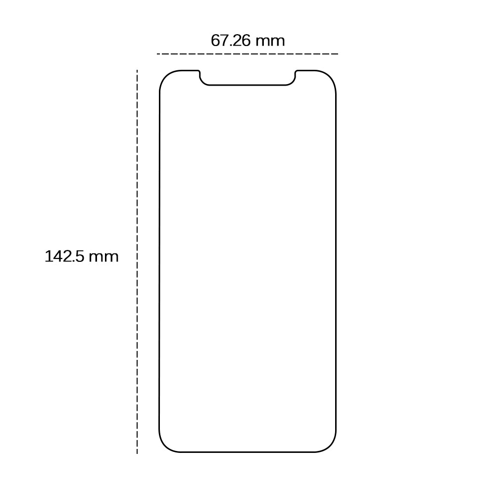 Tempered glass 2,5D for iPhone 12 / iPhone 12 Pro 6,1"