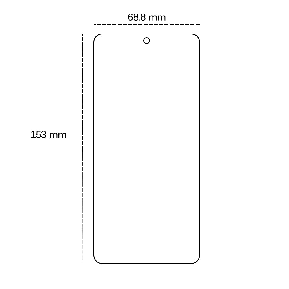Tempered glass 2,5D for Motorola Edge 30