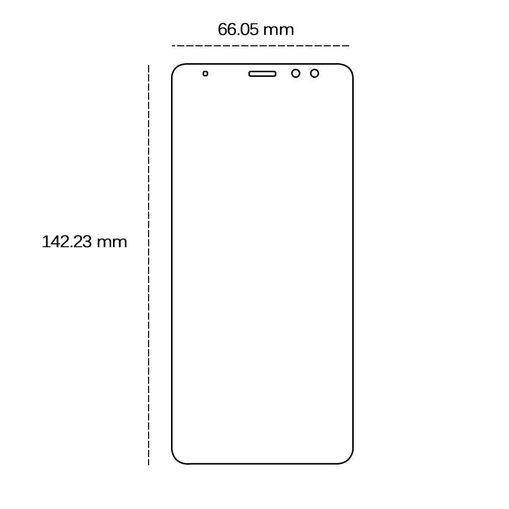 Tempered glass 2,5D for Samsung Galaxy A8 2018 (A530)