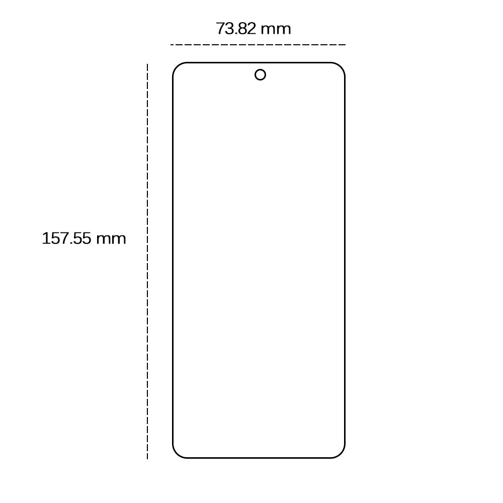 Tempered glass 2,5D for Samsung Galaxy A55 5G