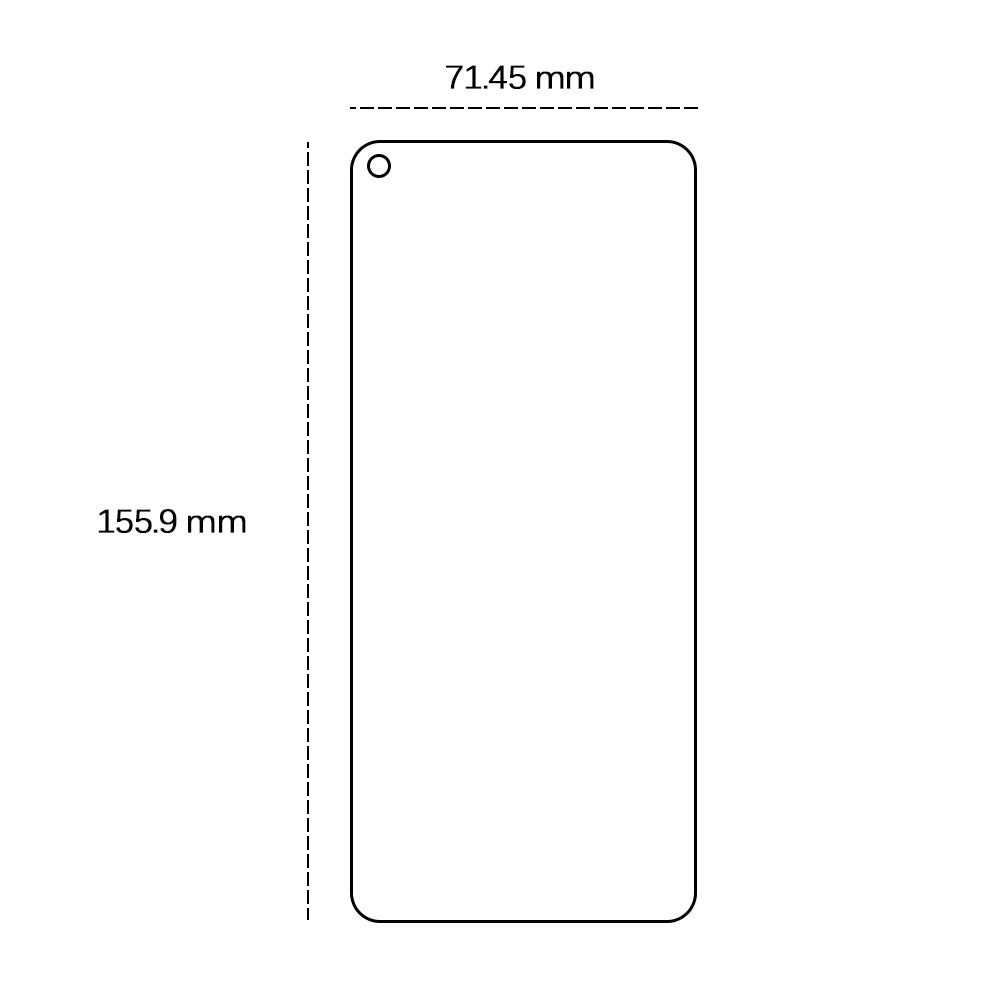 Tempered glass 2,5D for Xiaomi Redmi Note 9 / 9 5G / 10X 4G