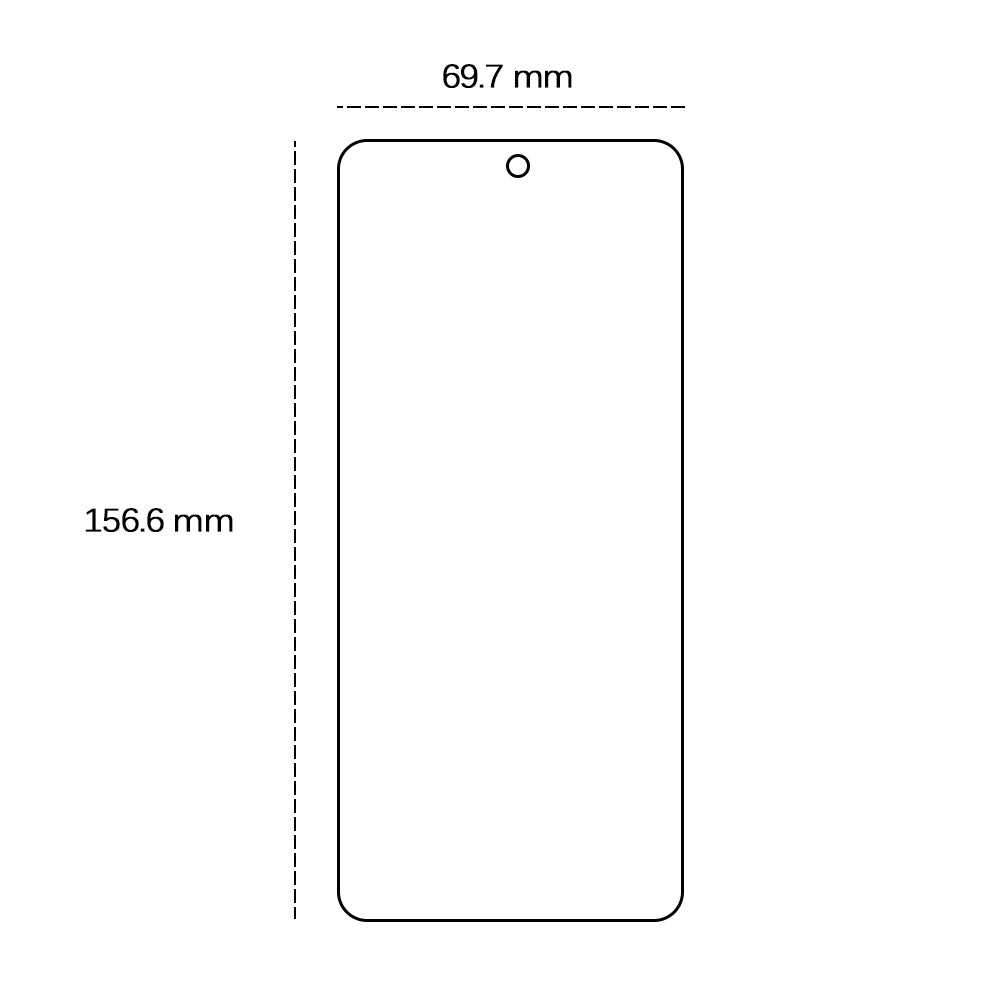 Tempered glass 2,5D for Xiaomi 13T