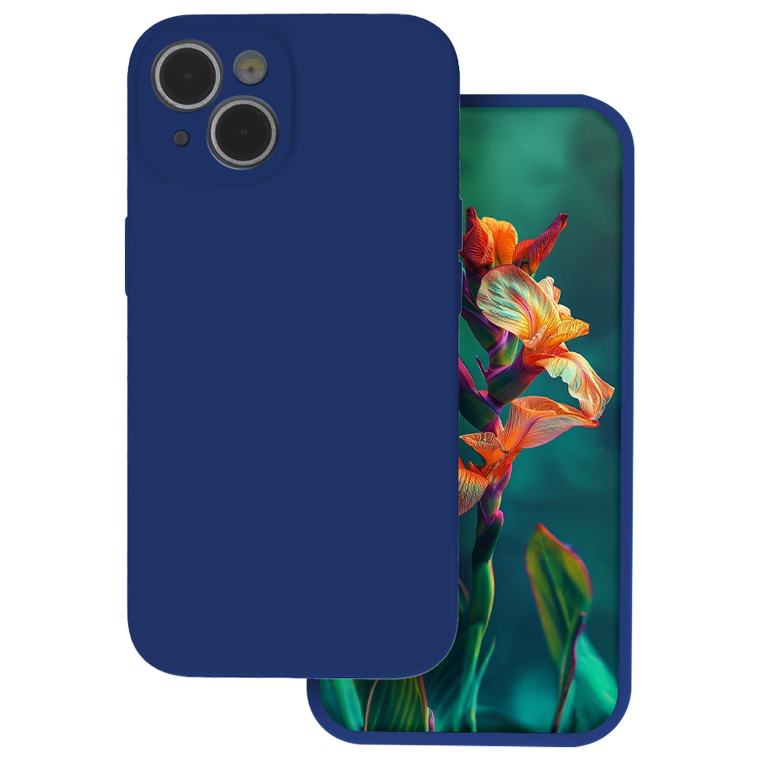 Silicon case for iPhone 17 Pro Max 6,9" blue atlantic