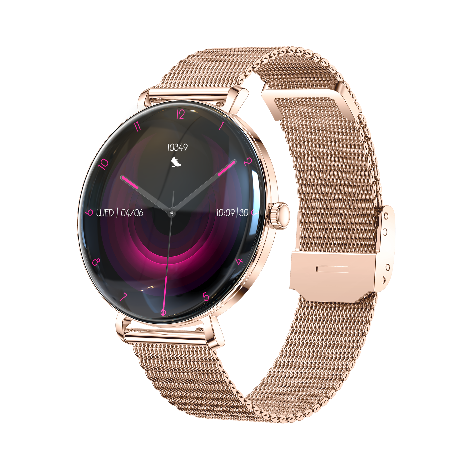 Forever Smartwatch Lucca SB-370 Rose Gold - Spotted Band