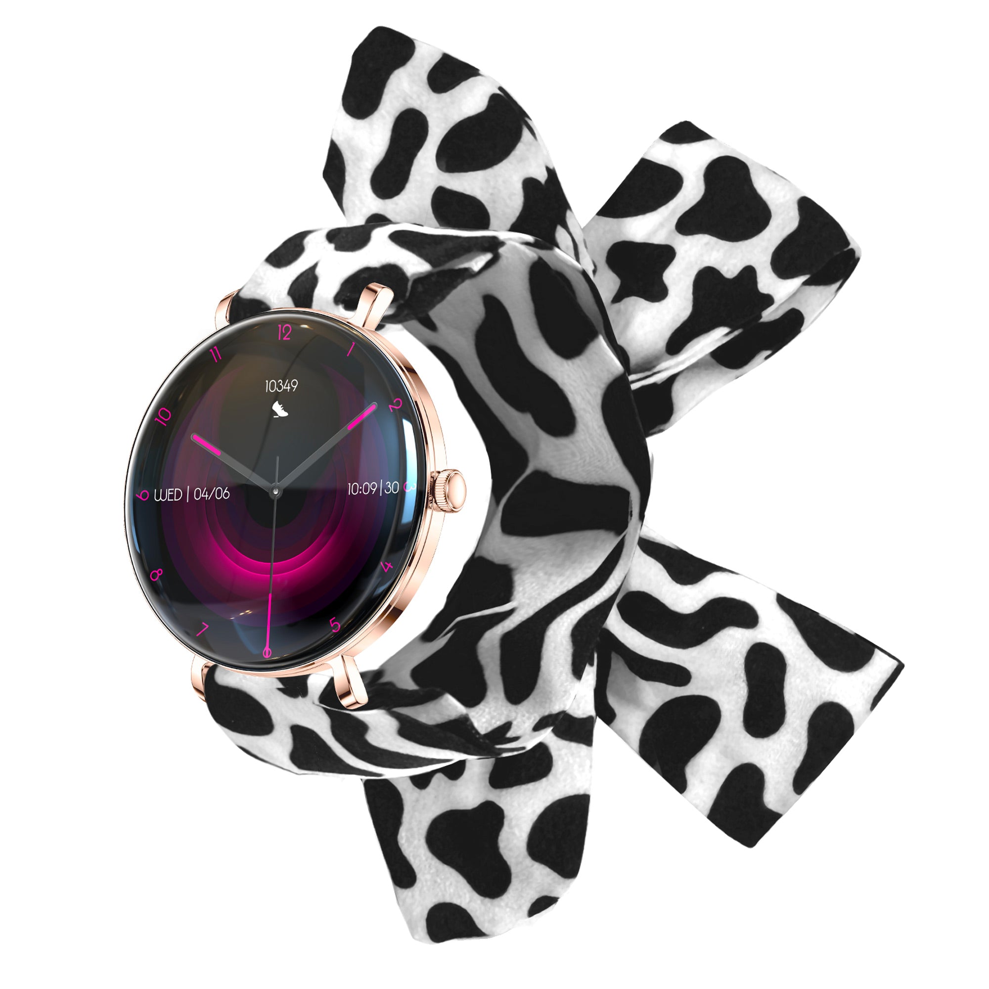 Forever Smartwatch Lucca SB-370 Rose Gold - Spotted Band