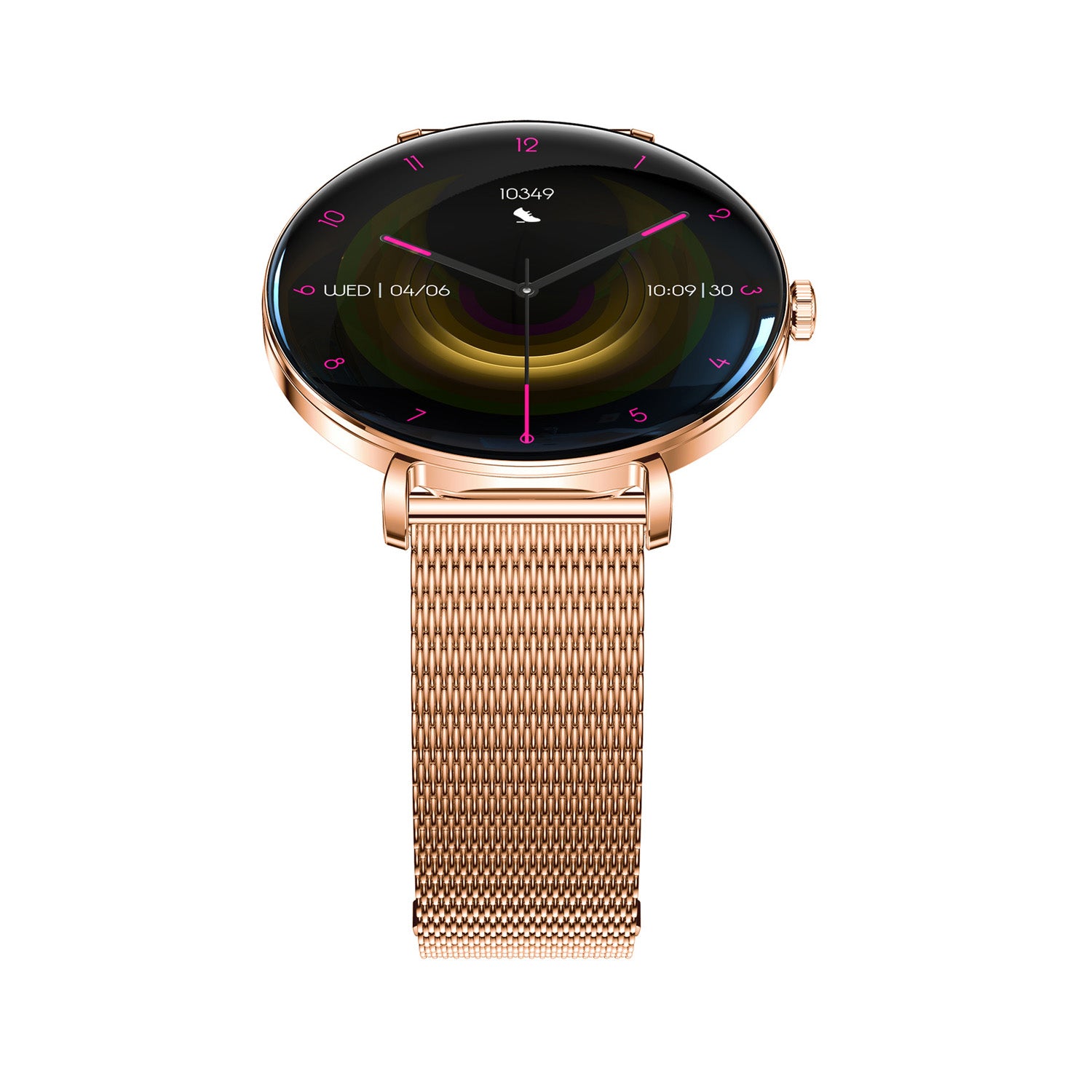 Forever Smartwatch Lucca SB-370 Rose Gold - Leopard Print