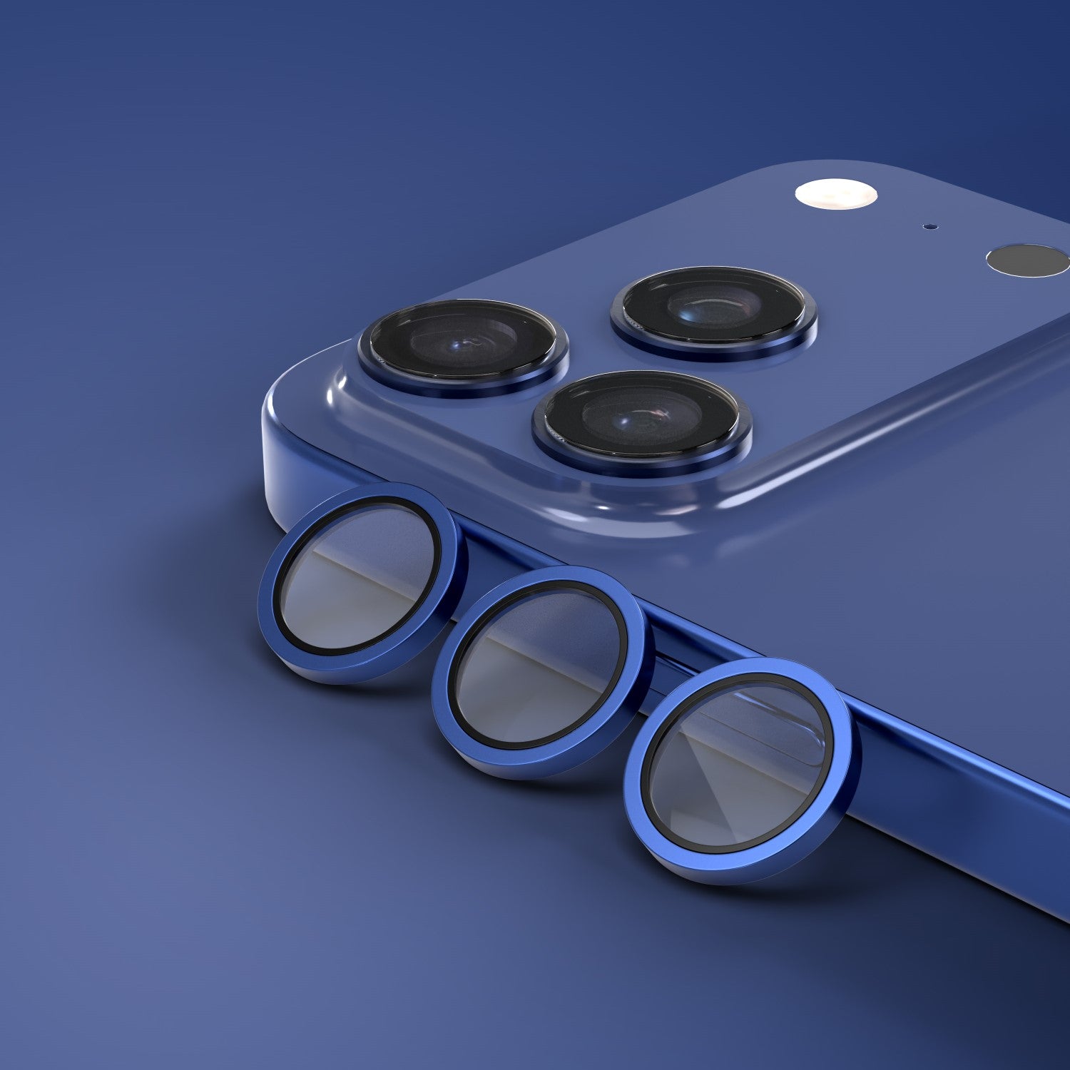 Verre Trempé Protecteur Objectif Etteri iPhone 17 Pro/Pro Max Bleu