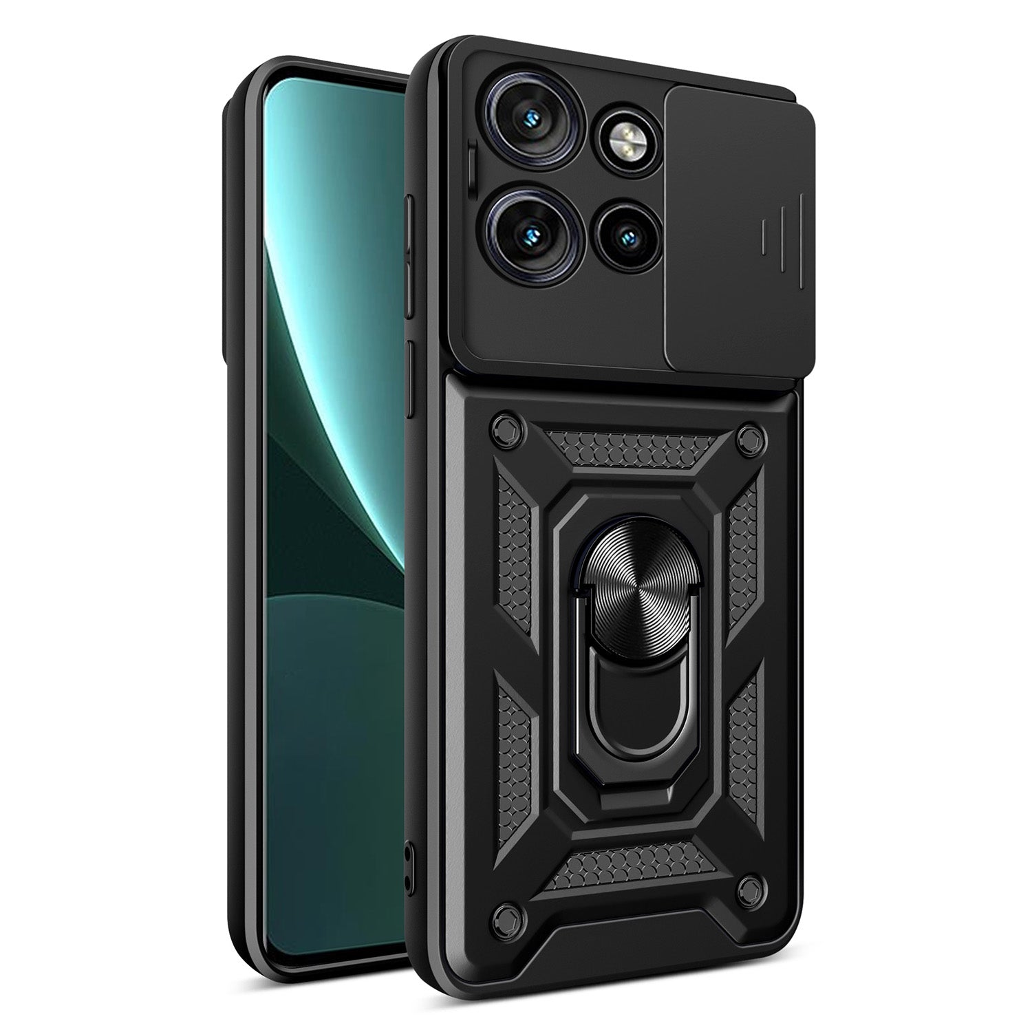 Defender Slide case for Motorola Edge 50 Neo / Edge 60 Neo / ThinkPhone 25 black