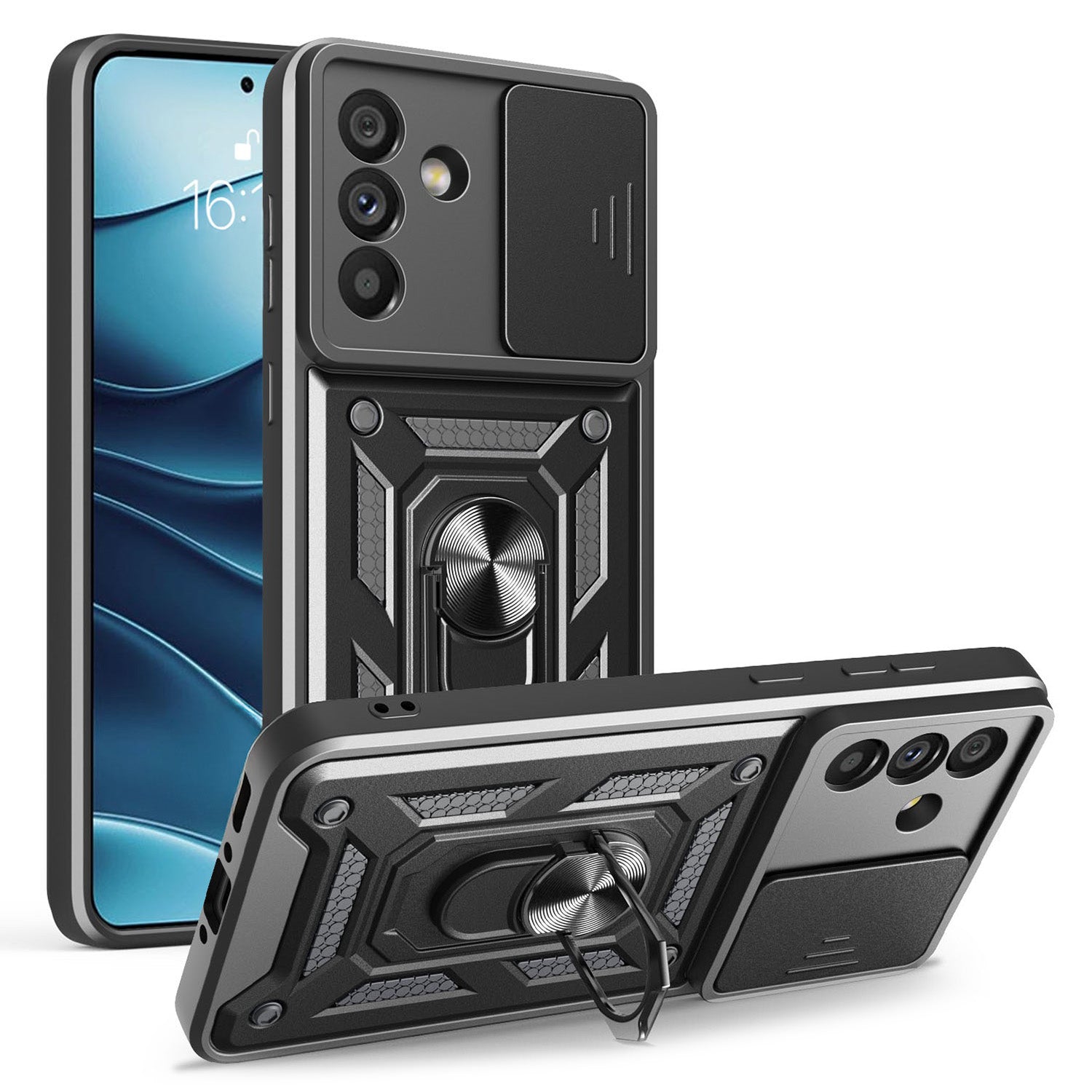 Defender Slide case for Samsung Galaxy A56 5G black