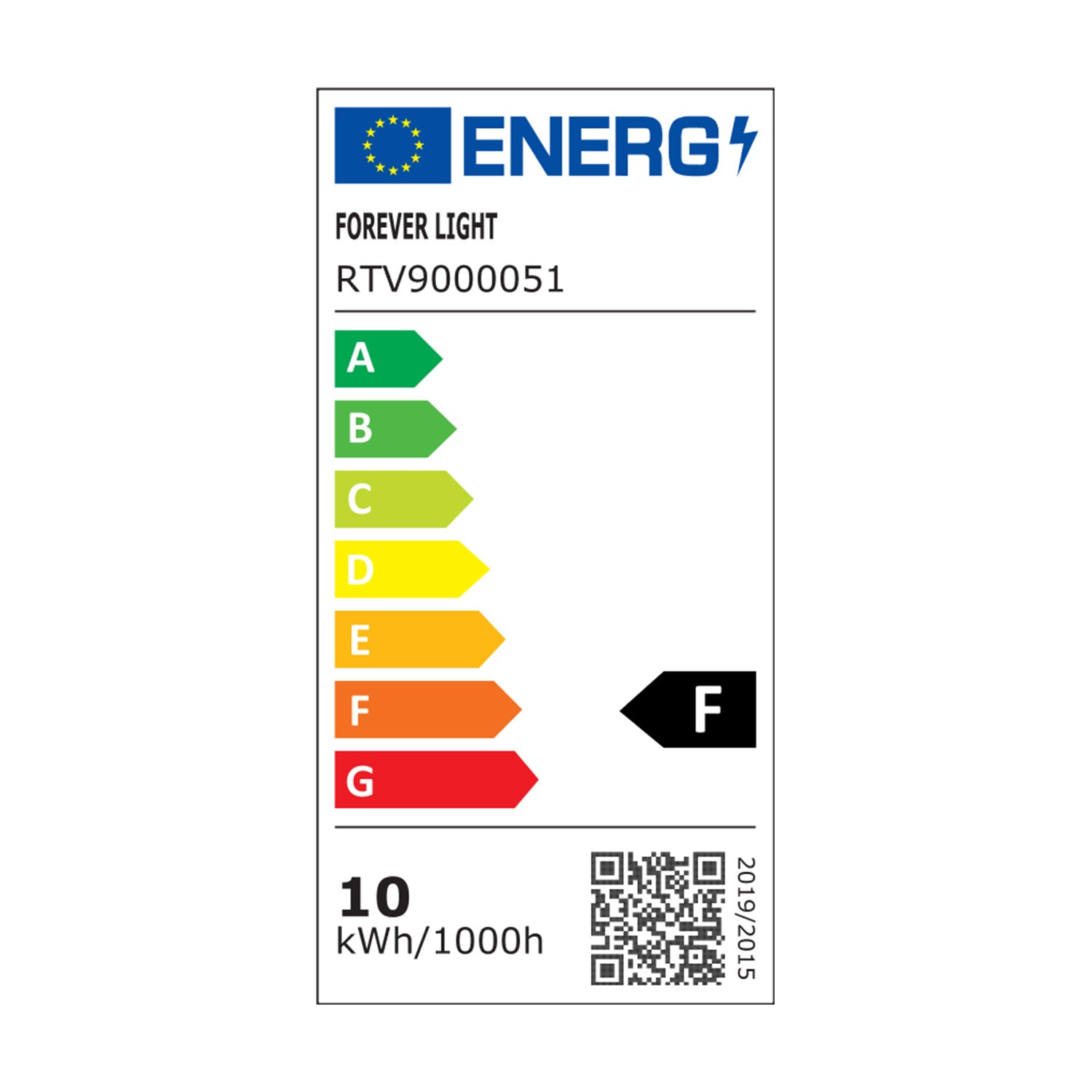 Forever Light LED Bulb GU10 9.5W 920lm 4000K class F
