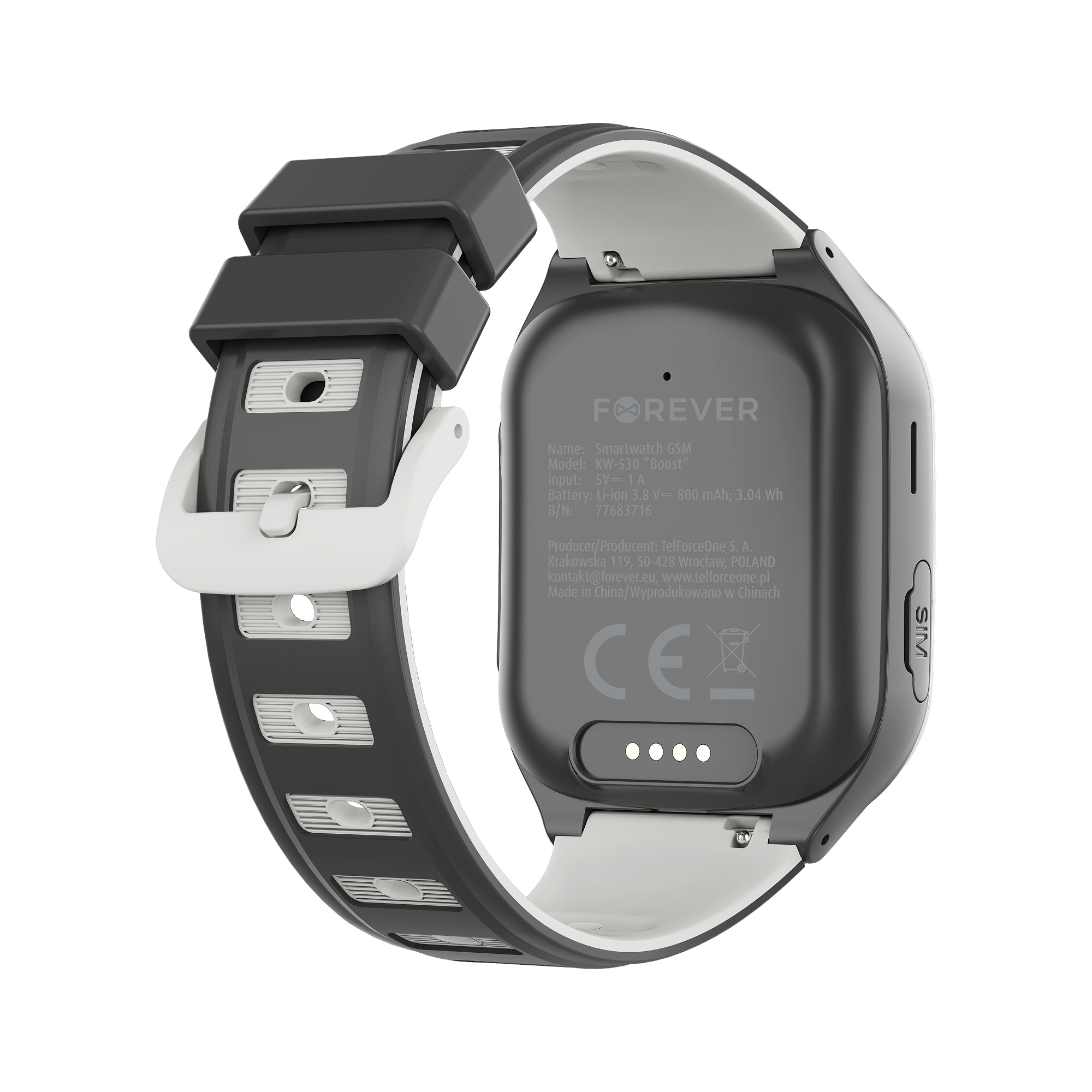 Montre connectée Forever BOOST KW-530 GPS WiFi 4G Kids Noir