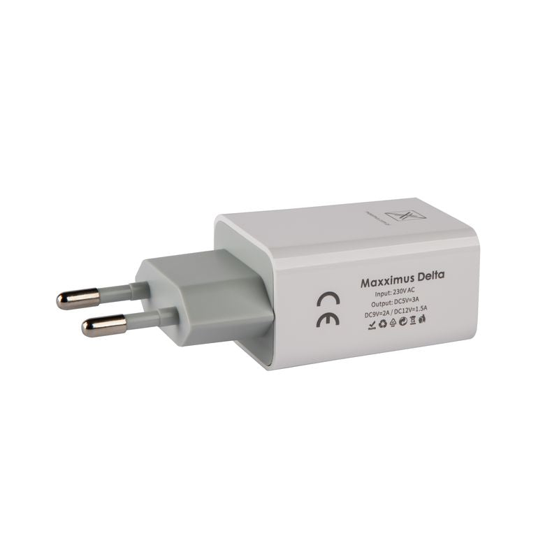 Wall charger Maxximus Delta 3A QUICK CHARGE 3.0 18W