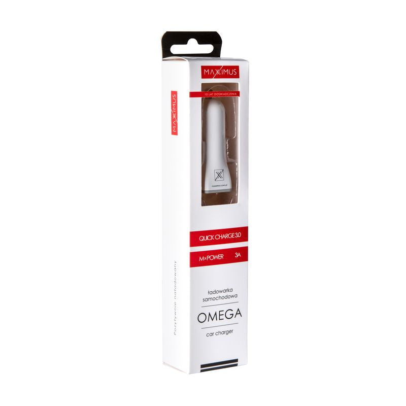 CAR CHARGER MAXXIMUS OMEGA 3A QUICK CHARGE 3.0