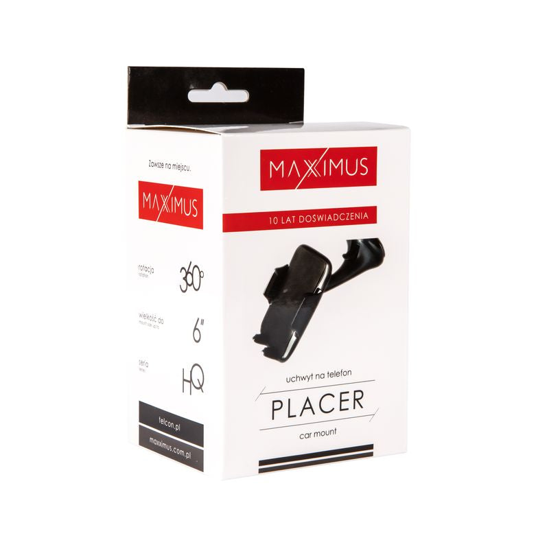 Support Voiture Maxximus Placer Noir — 360°