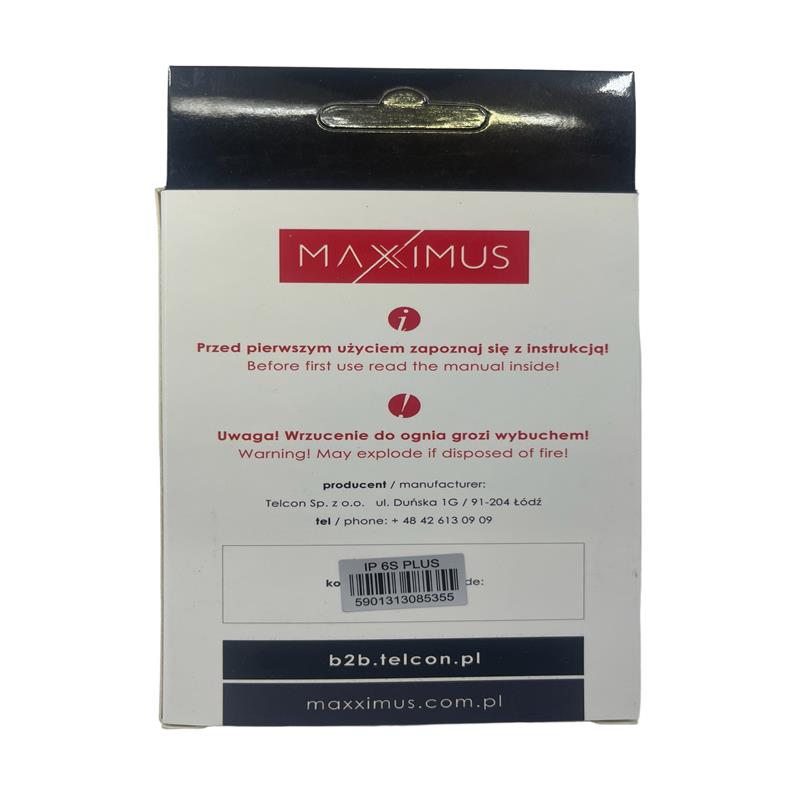 BATTERY MAXXIMUS IPHONE 6S PLUS 2750 mAh