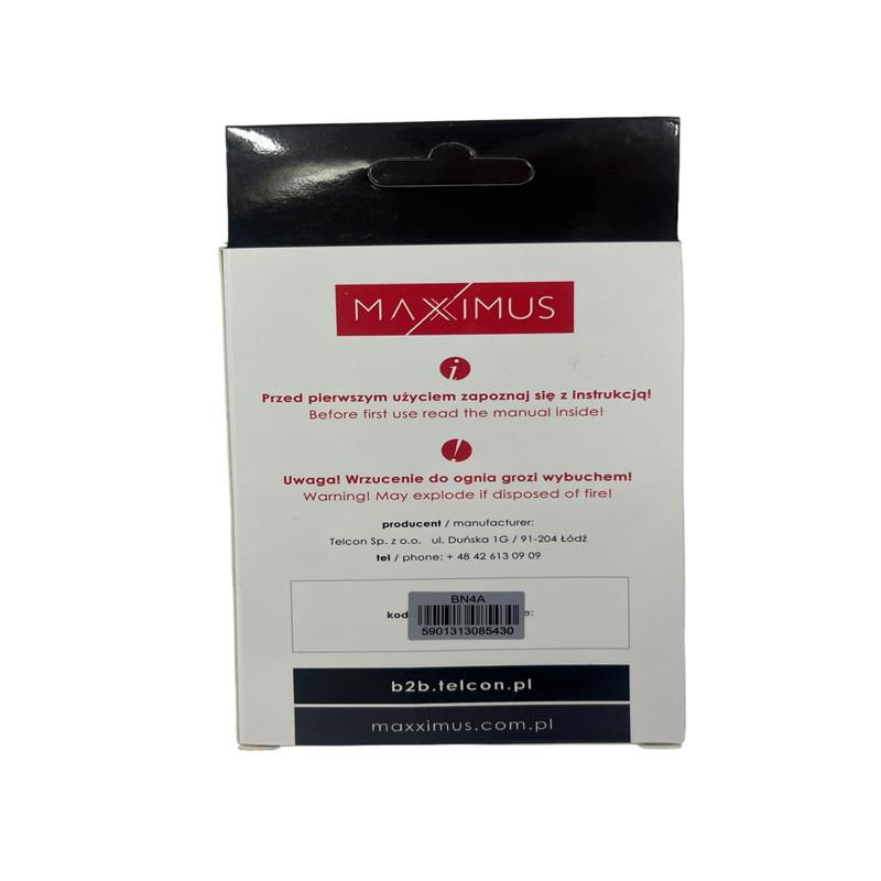 BATTERY MAXXIMUS XIAOMI REDMI NOTE 7 4000mAh BN4A