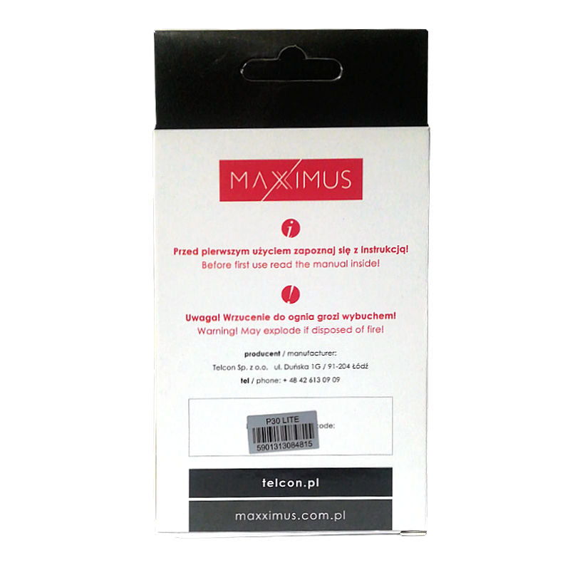 BATTERY MAXXIMUS HUAWEI P30 LITE 3600 mAh Li-Ion, HB356687ECW