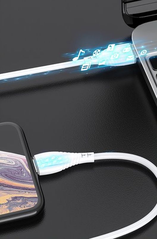 CABLE T-PHOX NATURE LIGHTNING WHITE 1.2M 3A