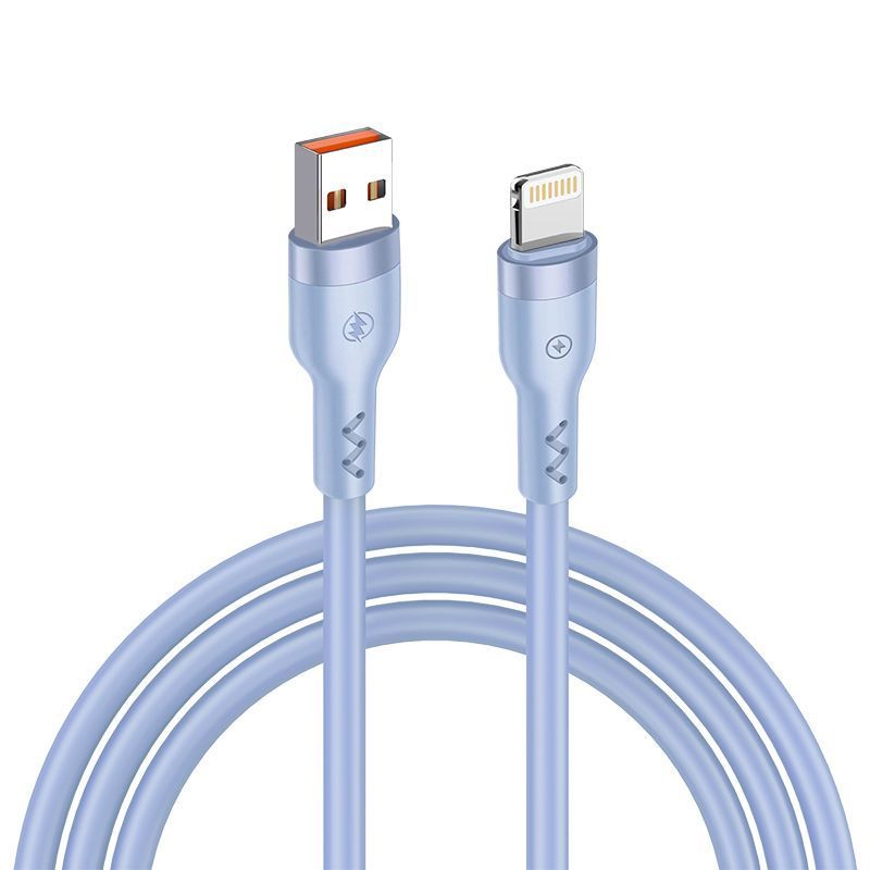 T-PHOX CABLE BOLD USB/LIGHTNING 3A SKY BLUE