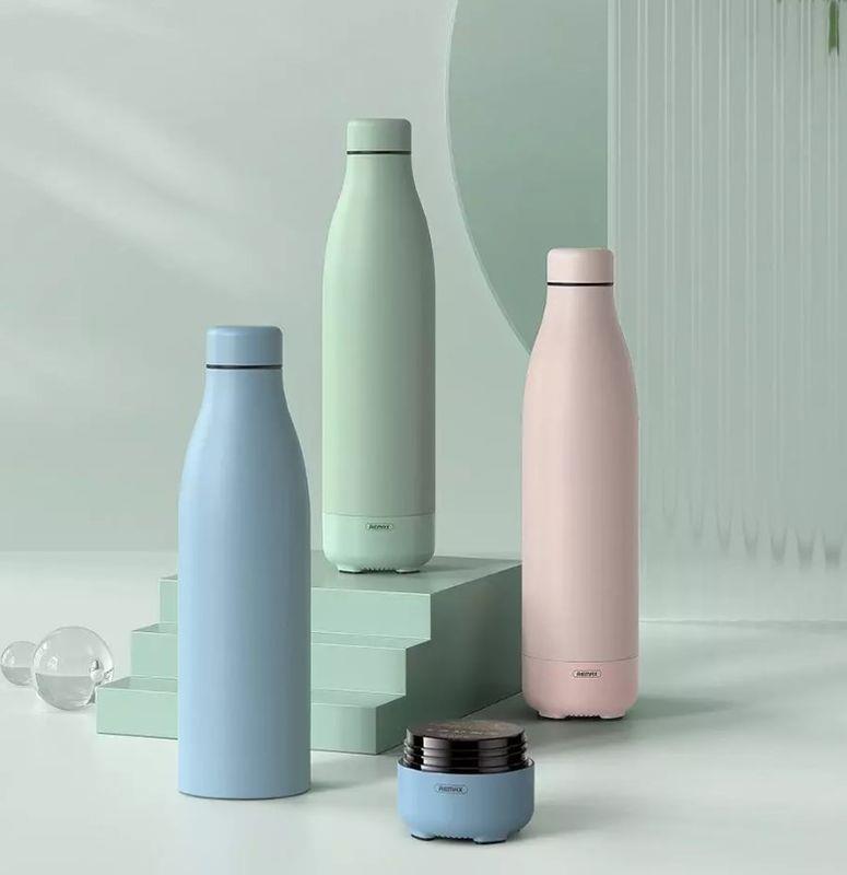 THERMOS WITH WIRELESS SPEAKER 500ML RB-M5 BLUETOOTH 5.0 BLUE/BLUE